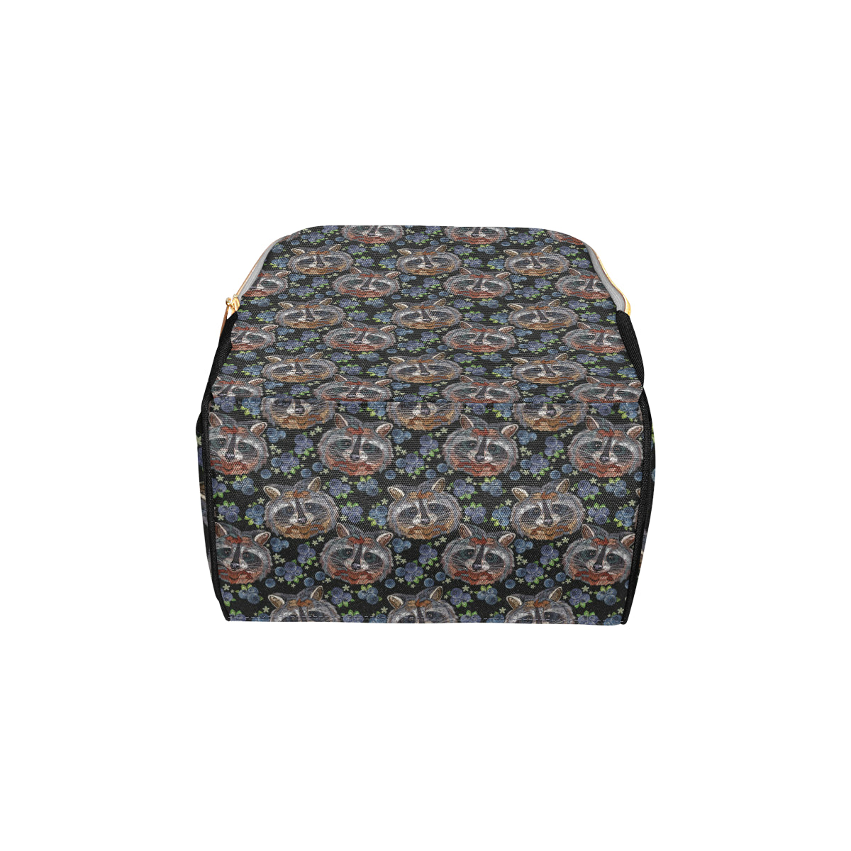 Raccoon Pattern Print Design A03 Diaper Bag Backpack