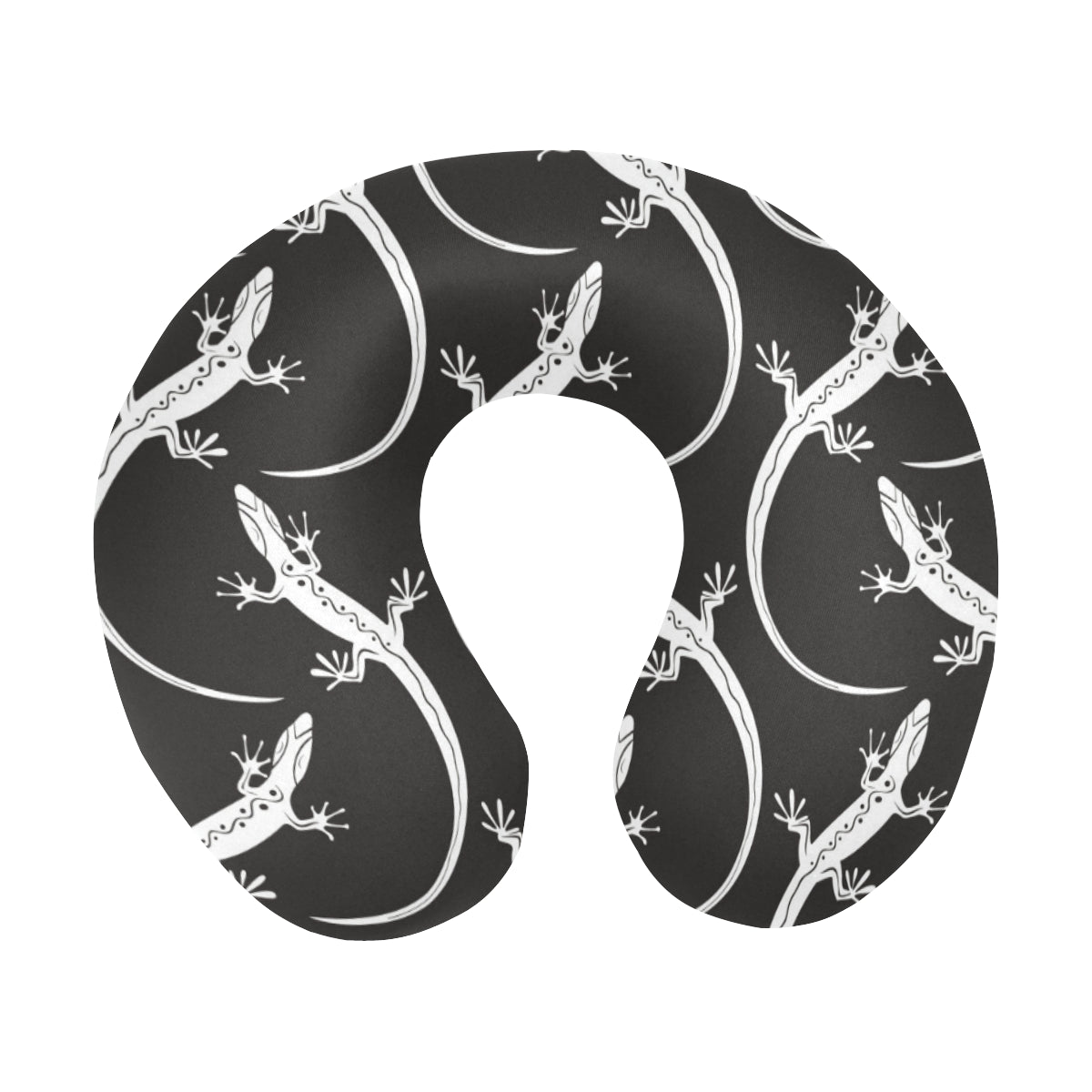 lizard Pattern Print Design 01 U-Shaped Travel Neck Pillow