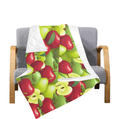 Apple Pattern Print Design AP03 Premium Quilt