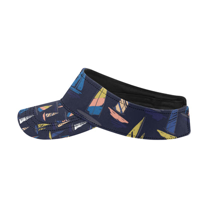 Sailing Ships Pattern Print Design A03 Unisex Sun Visor