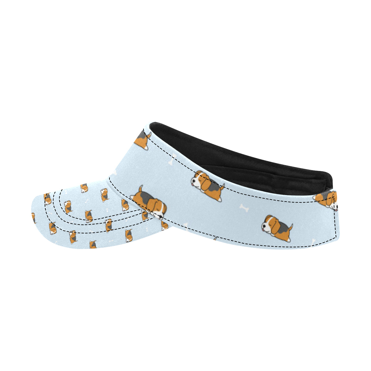 Beagle Pattern Print Design 06 Unisex Sun Visor