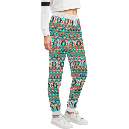 Indian Navajo Ethnic Themed Design Print Unisex Sweatpants