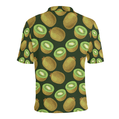 Kiwi Pattern Print Design KW04 Men Polo Shirt