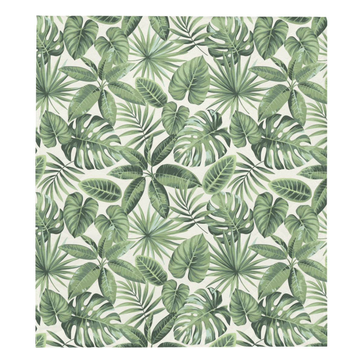 Palm Leaves Pattern Print Design PL014 Premium Quilt
