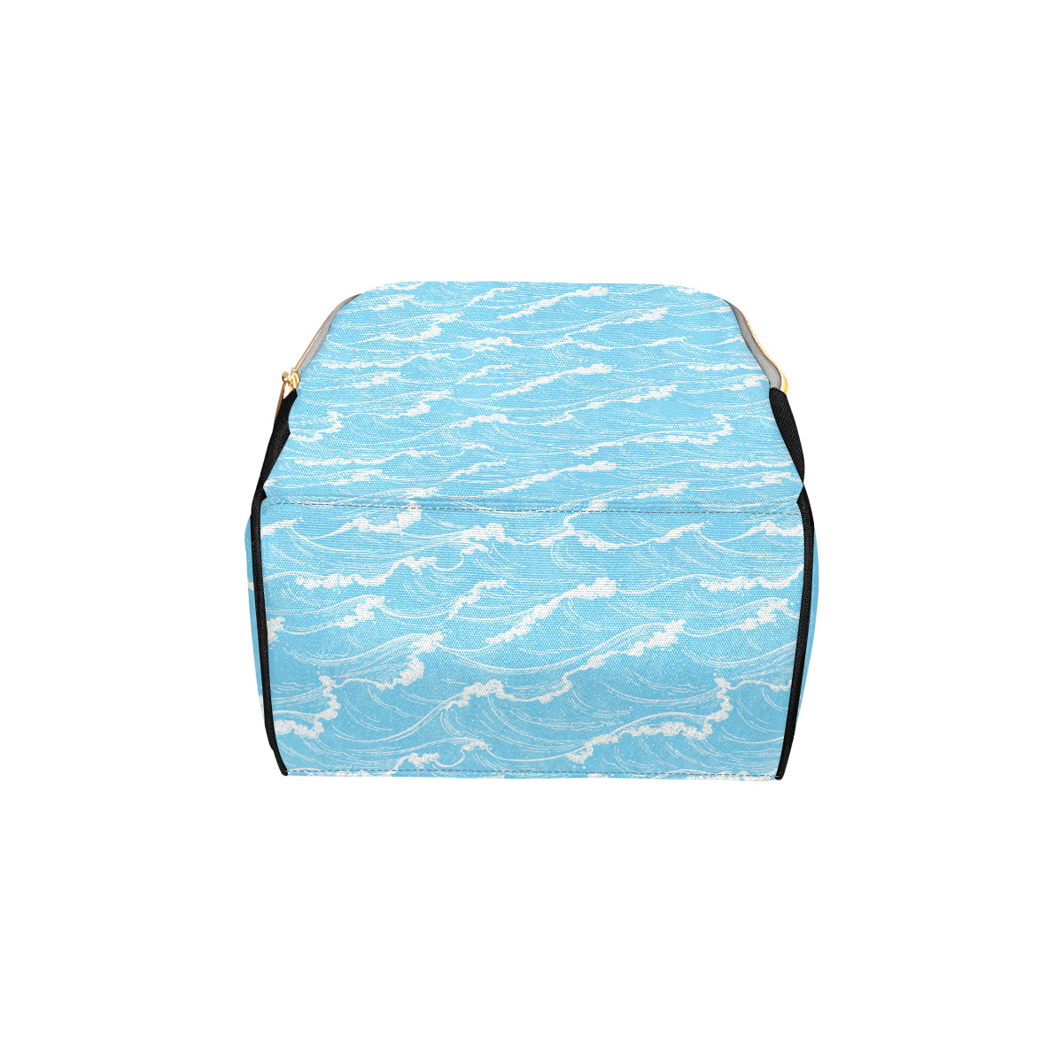 Ocean Wave Pattern Print Design A01 Diaper Bag Backpack