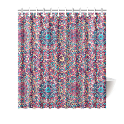 Boho Pattern Print Design 05 Shower Curtain