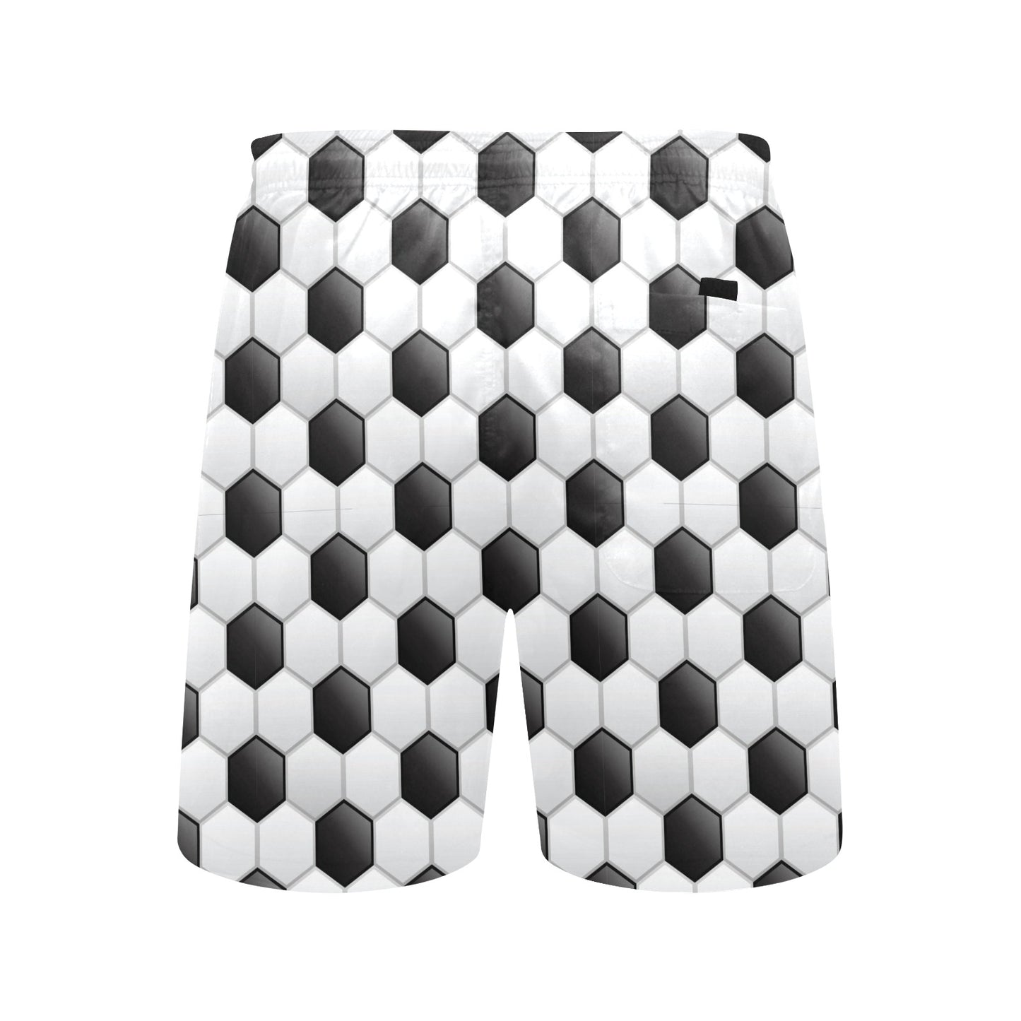 Soccer Ball Texture Print Pattern Men's Swim Trunks Beach Shorts