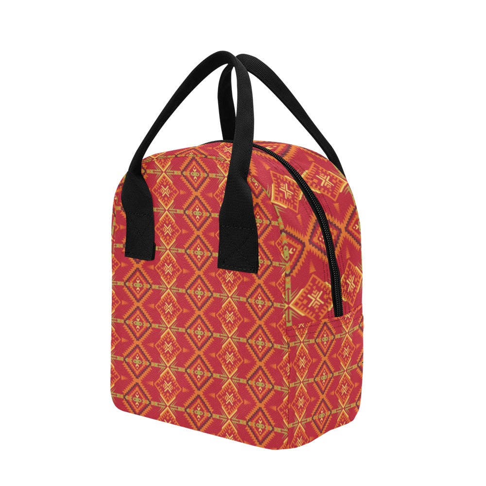 Southwest Pattern Print Design LKS305 Insulated Lunch Bag