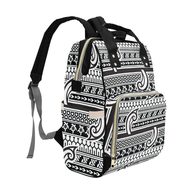 Samoan Style Print Design LKS305 Diaper Bag Backpack