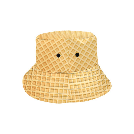 Waffle Texture Print Design LKS302 Unisex Bucket Hat