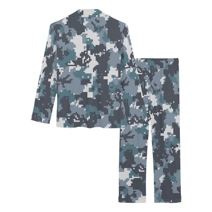 ACU Digital Urban Camouflage Women's Long Pajama Set