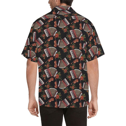 Accordion Print Design LKS403 Men's Men's Hawaiian Shirt