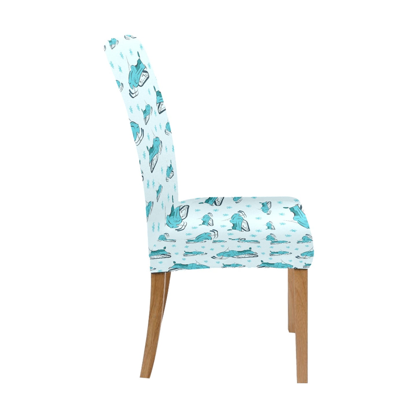 Snowmobile Print Design LKS301 Dining Chair Slipcover