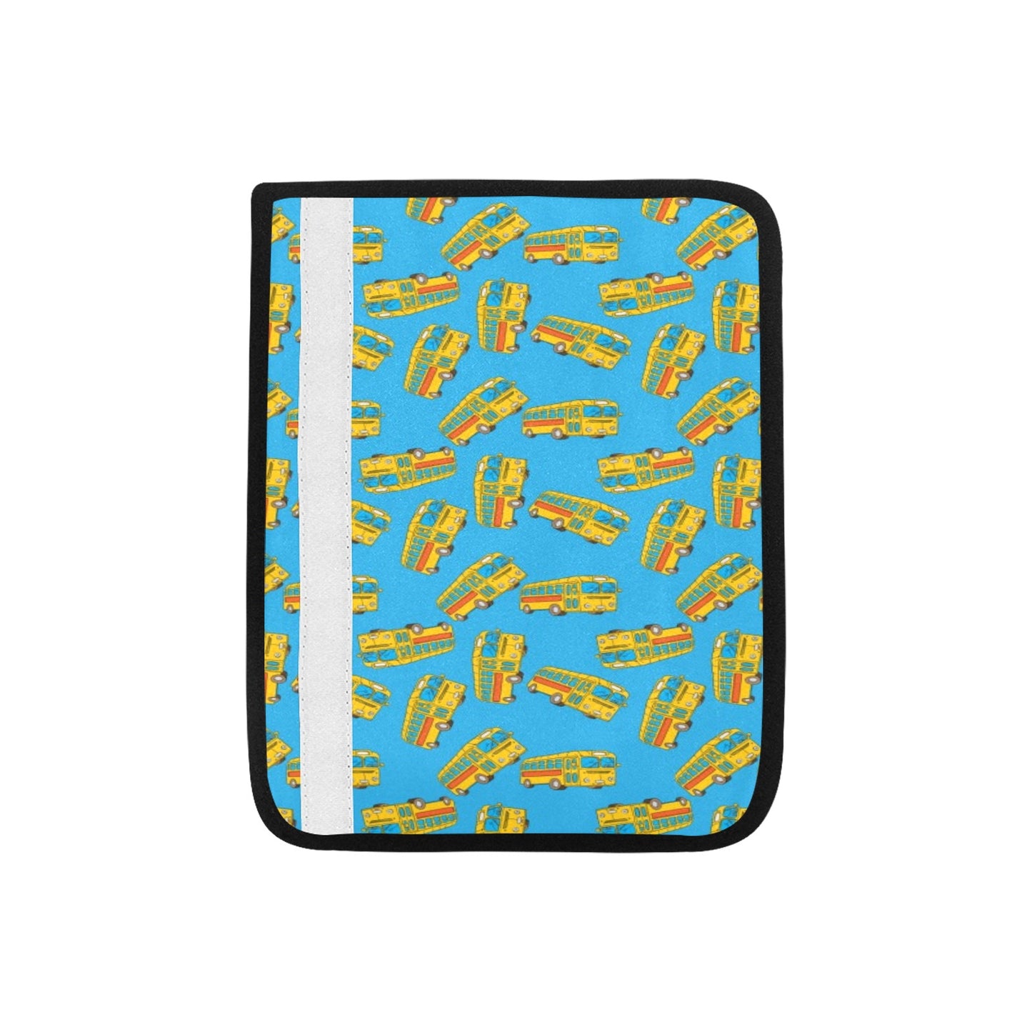 School Bus Print Design LKS302 Car Seat Belt Cover