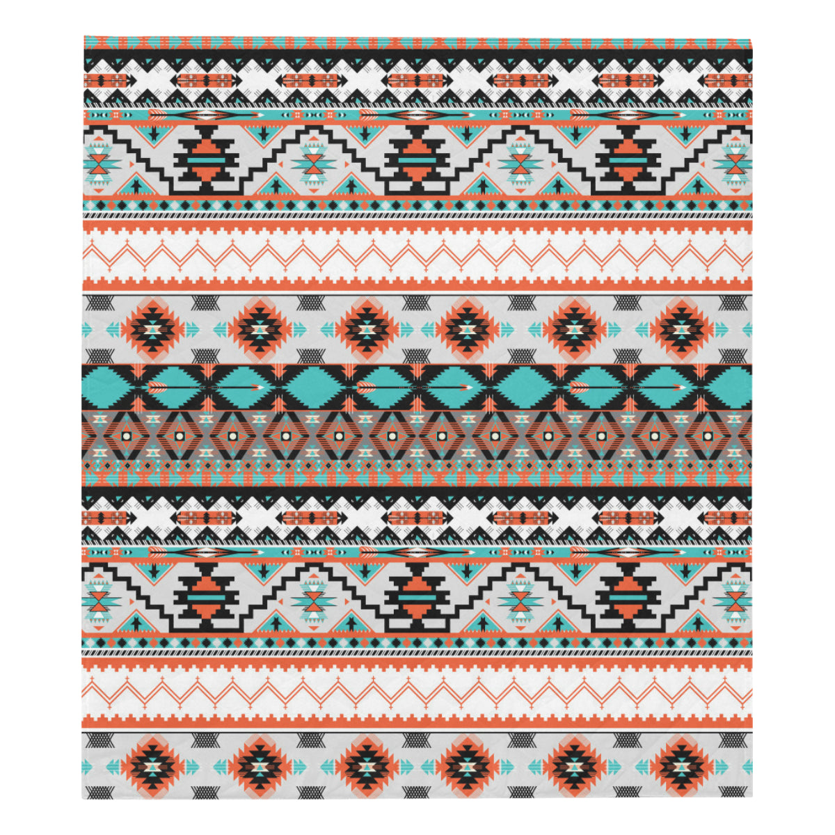 Tribal Aztec Indians pattern Premium Quilt