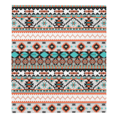 Tribal Aztec Indians pattern Premium Quilt
