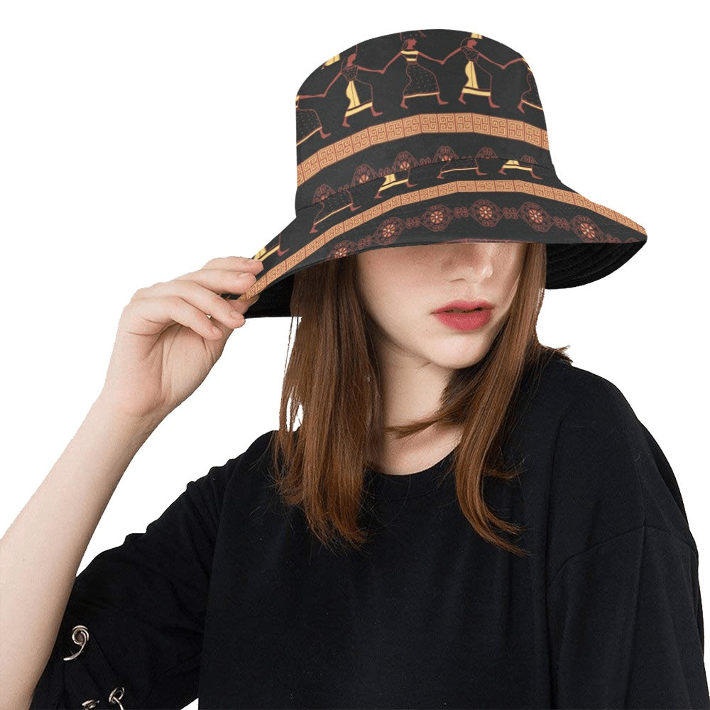Ancient Greek Human Print Design LKS306 Unisex Bucket Hat