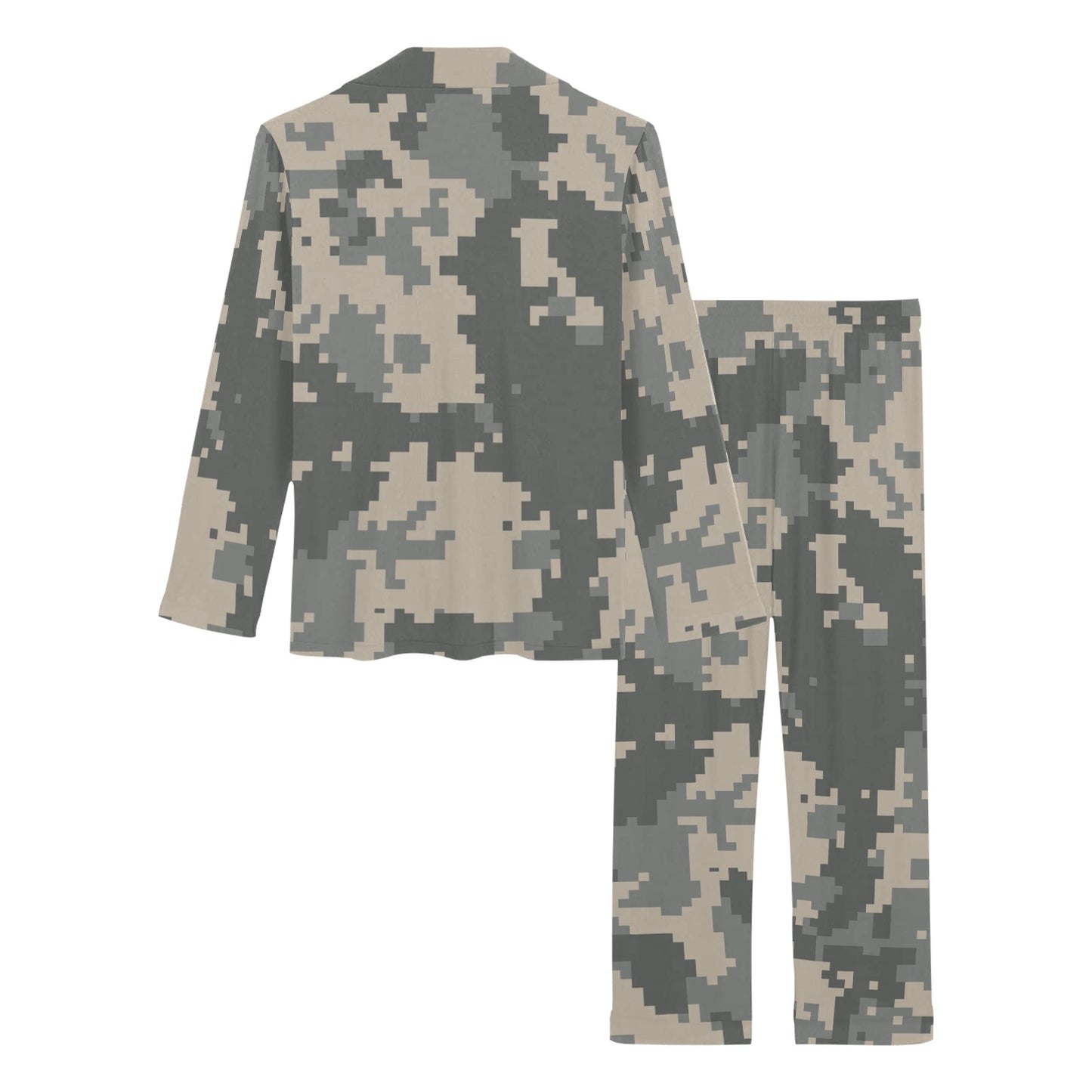 ACU Digital Camouflage Women's Long Pajama Set