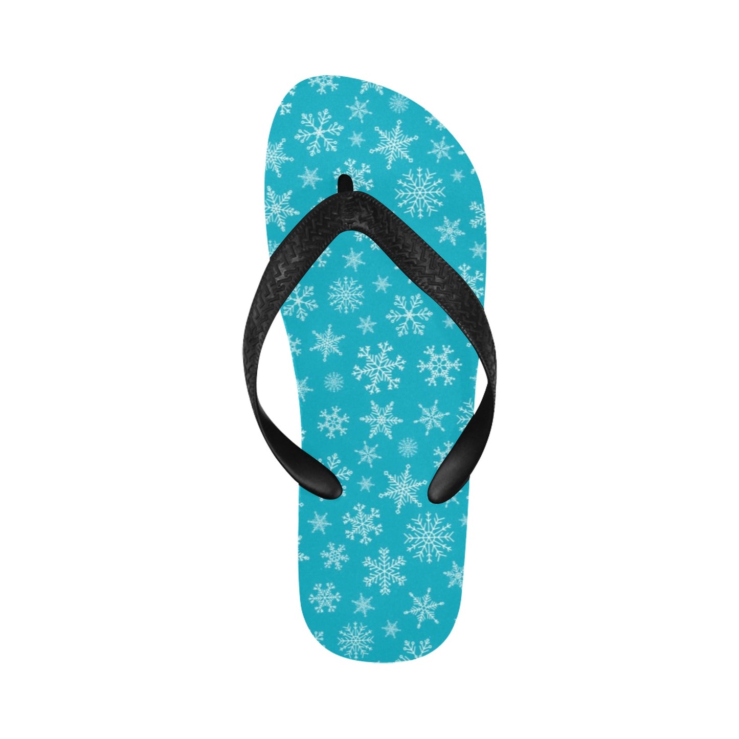 Snowflake Print Design LKS304 Flip Flops