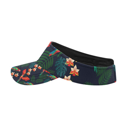 Macaw Pattern Print Design 02 Unisex Sun Visor