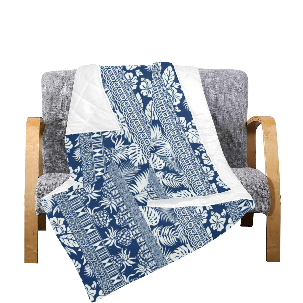 Hawaiian Themed Pattern Print Design H020 Premium Quilt
