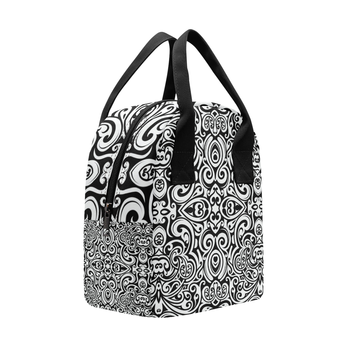 Polynesian Tattoo Pattern Insulated Lunch Bag