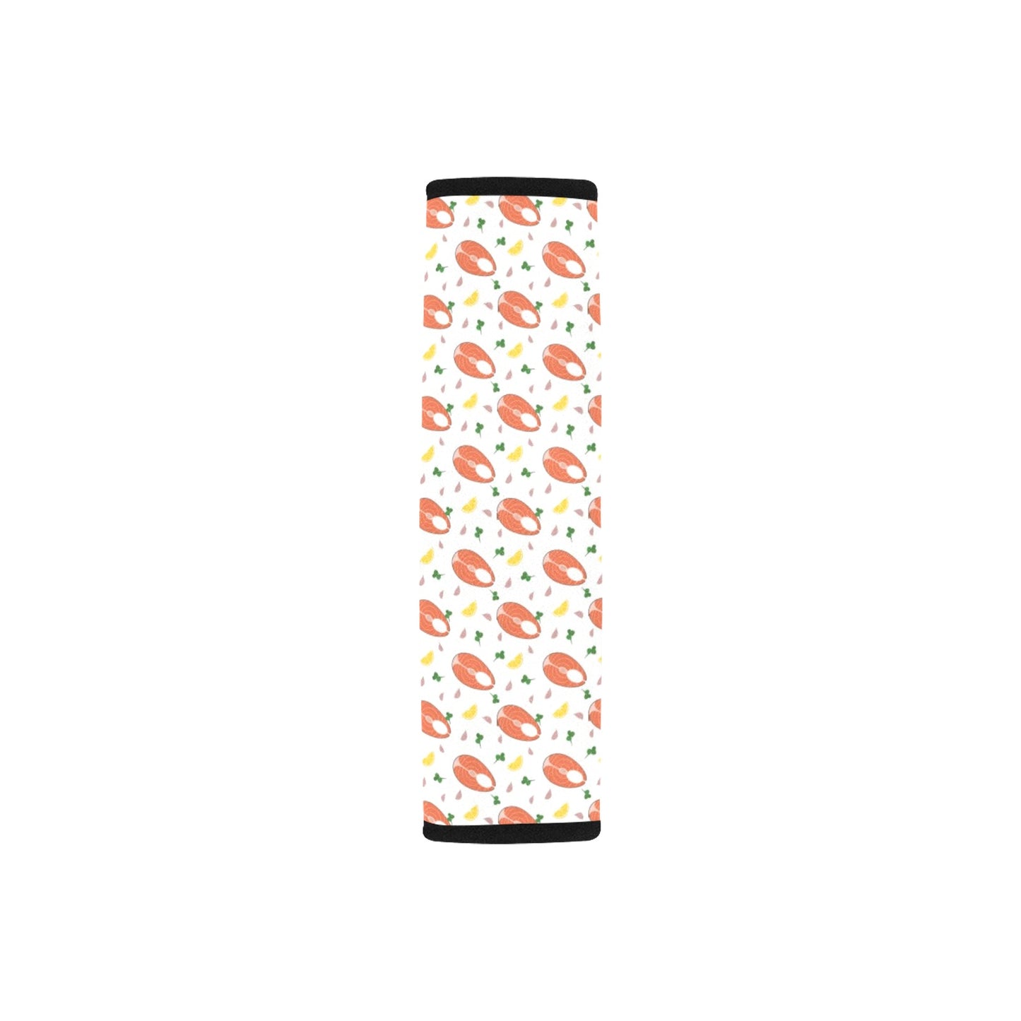 Salmon Steak Print Design LKS303 Car Seat Belt Cover
