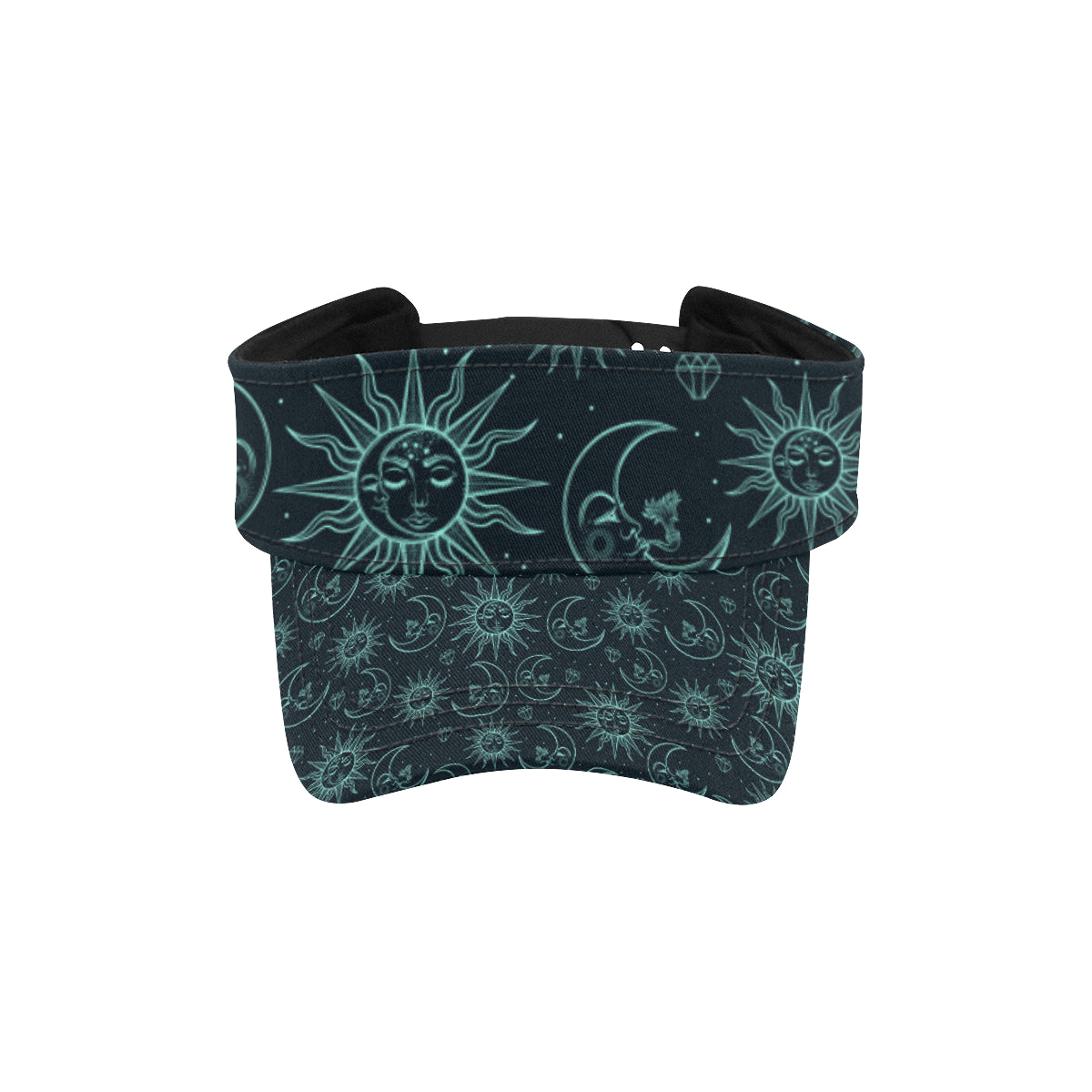 Sun Moon Magic Design Themed Print Unisex Sun Visor