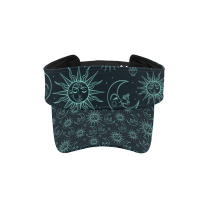 Sun Moon Magic Design Themed Print Unisex Sun Visor