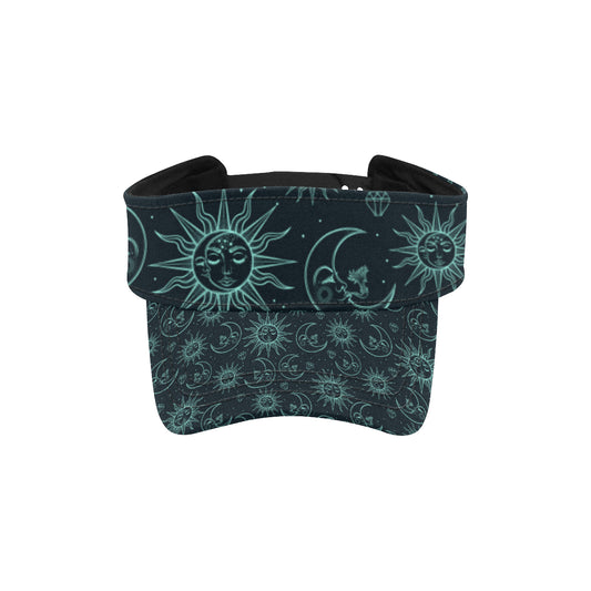 Sun Moon Magic Design Themed Print Unisex Sun Visor