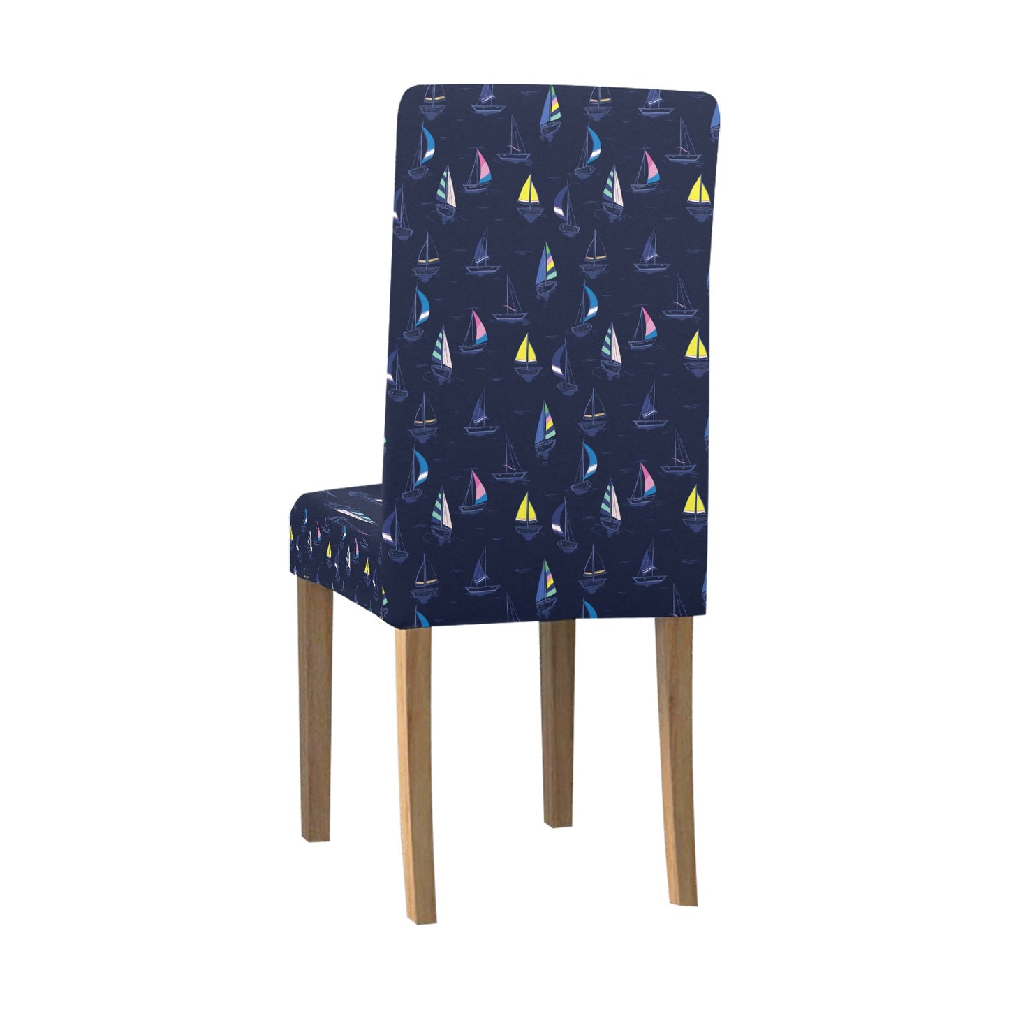 Sailboat Print Design LKS305 Dining Chair Slipcover