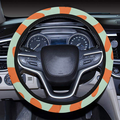 Sausage Print Design LKS304 Steering Wheel Cover with Elastic Edge