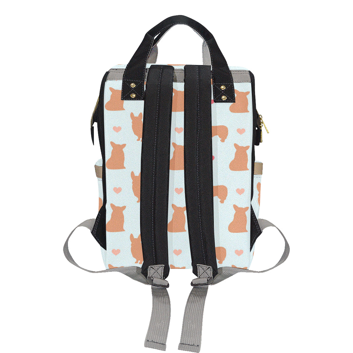 Pembroke Welsh Corgis Pattern Print Design A01 Diaper Bag Backpack