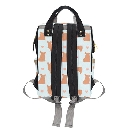 Pembroke Welsh Corgis Pattern Print Design A01 Diaper Bag Backpack