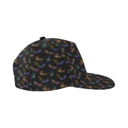 Dragonfly Colorful Realistic Print Snapback Cap