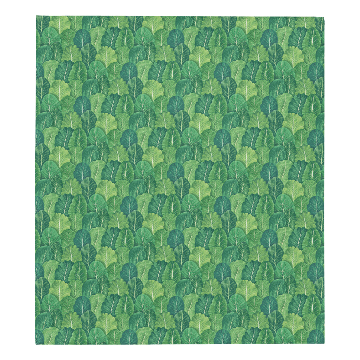 Cabbage Pattern Print Design 02 Premium Quilt
