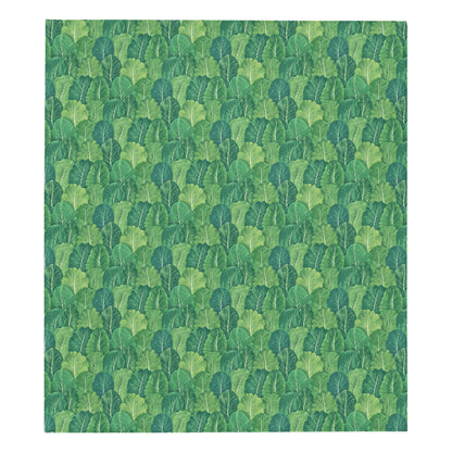 Cabbage Pattern Print Design 02 Premium Quilt