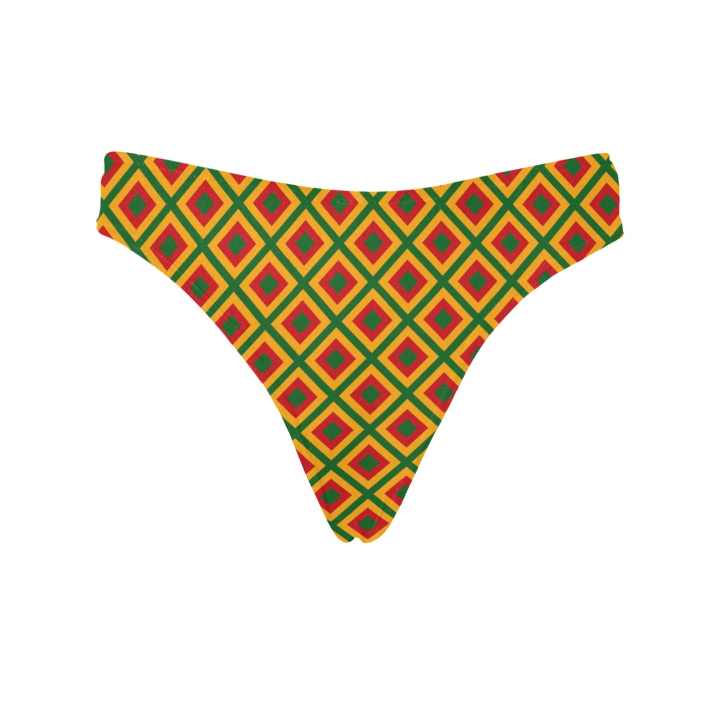 Rasta Reggae Color Cross Women's Thongs