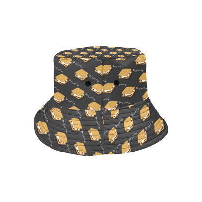 S_Mores Print Design LKS301 Unisex Bucket Hat