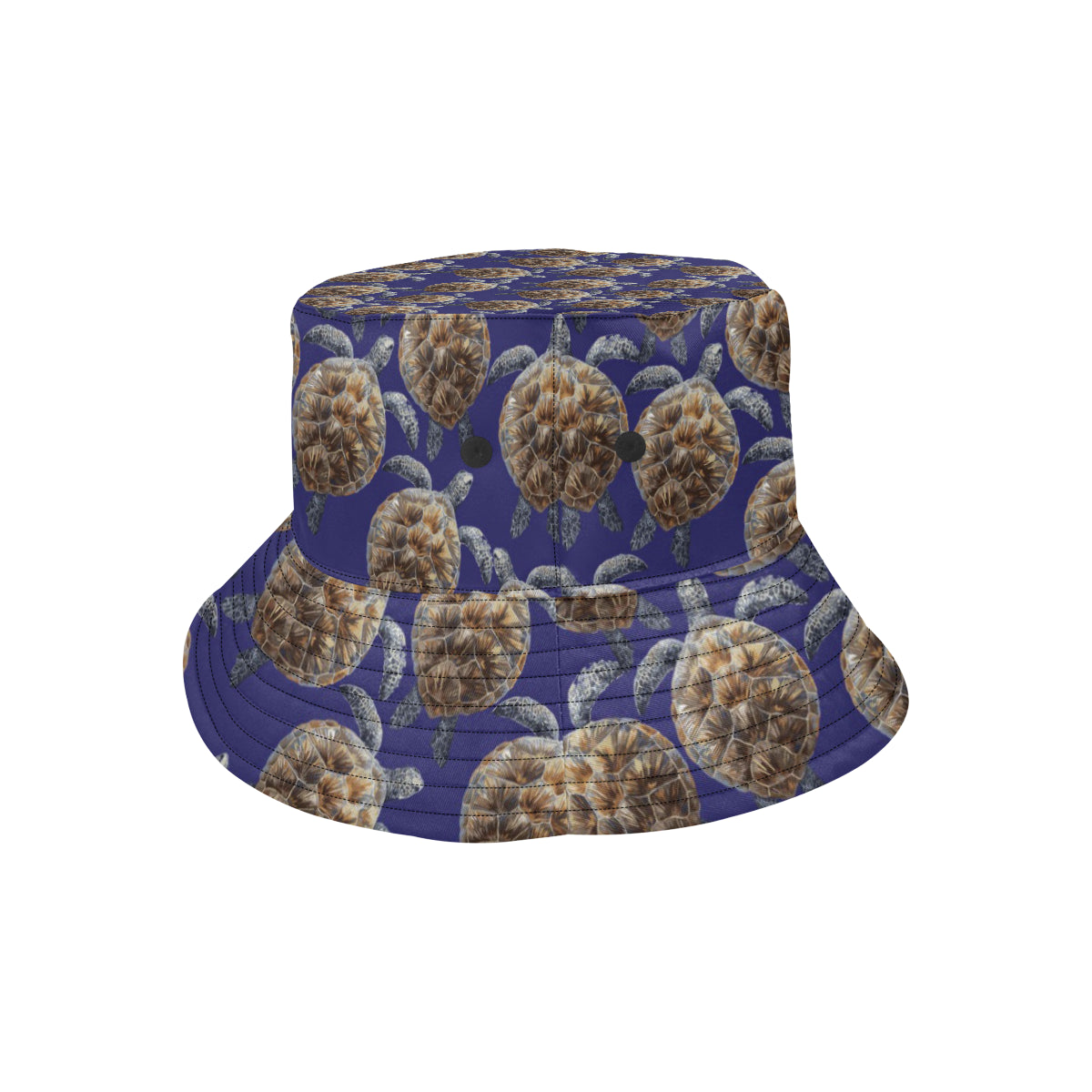 Sea Turtle Pattern Print Design T05 Unisex Bucket Hat