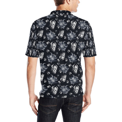 Vikings Print Design LKS304 Men Polo Shirt