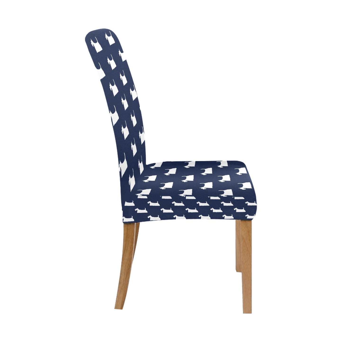 Scottish Terriers Print Design LKS303 Dining Chair Slipcover