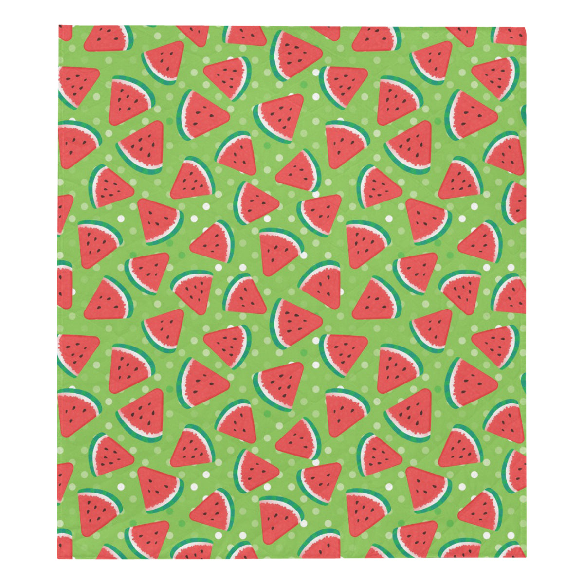 Watermelon Pattern Print Design WM05 Premium Quilt
