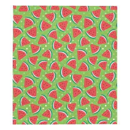 Watermelon Pattern Print Design WM05 Premium Quilt