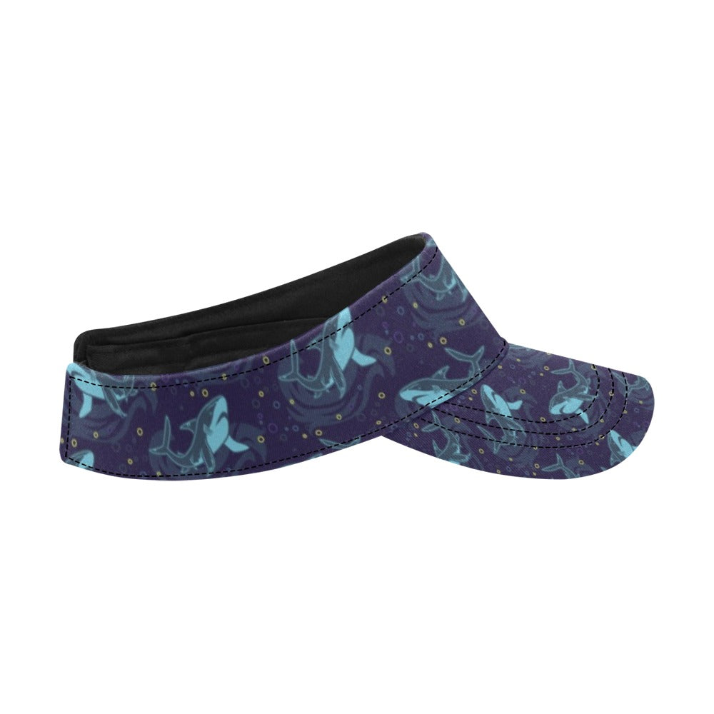 Shark Print Design LKS306 Unisex Sun Visor