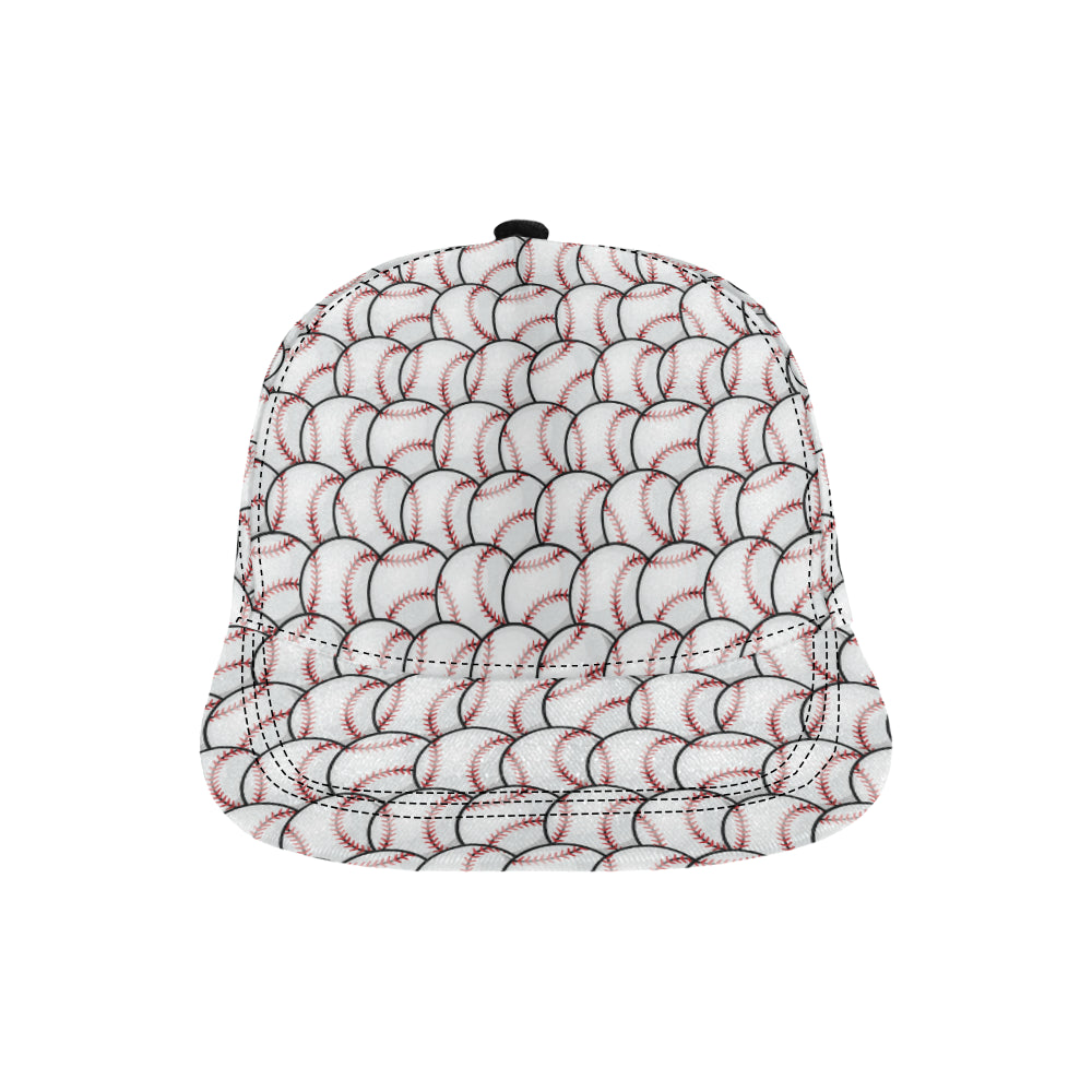 Baseball Pattern Snapback Cap