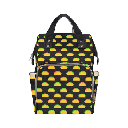 Taco Pattern Print Design TC06 Diaper Bag Backpack