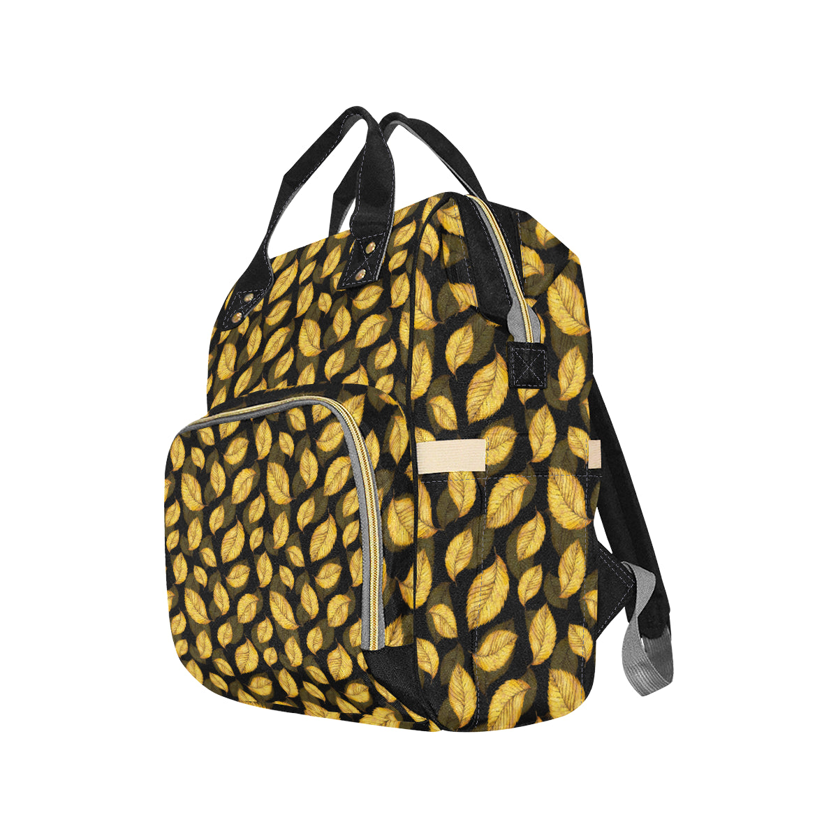 Elm Leave Summer Print Pattern Diaper Bag Backpack