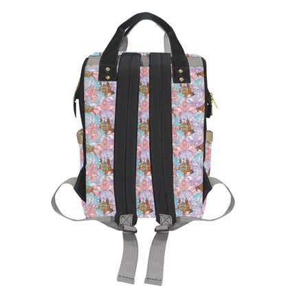 Christian Pattern Print Design 03 Diaper Bag Backpack