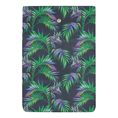 Palm Leaves Pattern Print Design PL04 Women's Trifold Wallet
